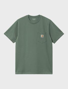 Camiseta Carhartt WIP S/S Pocket Duck Green