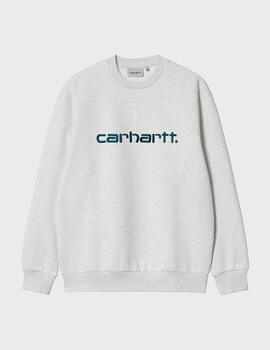 Sudadera Carhartt WIP AshHeather/DuckBlue