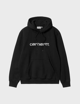 Sudadera Carhartt WIP Hooded Black/White