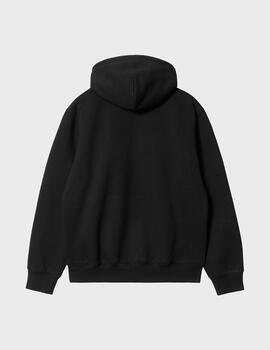 Sudadera Carhartt WIP Hooded Black/White