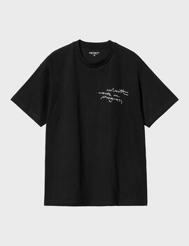 Camiseta Carhartt WIP S/S Pencil Black/White