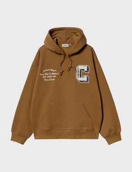 Sudadera Carhartt WIP Hooded Brown Ducks Hamilton