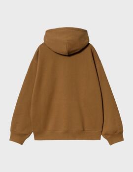 Sudadera Carhartt WIP Hooded Brown Ducks Hamilton