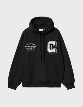 Sudadera Carhartt WIP Hooded Brown Ducks Black