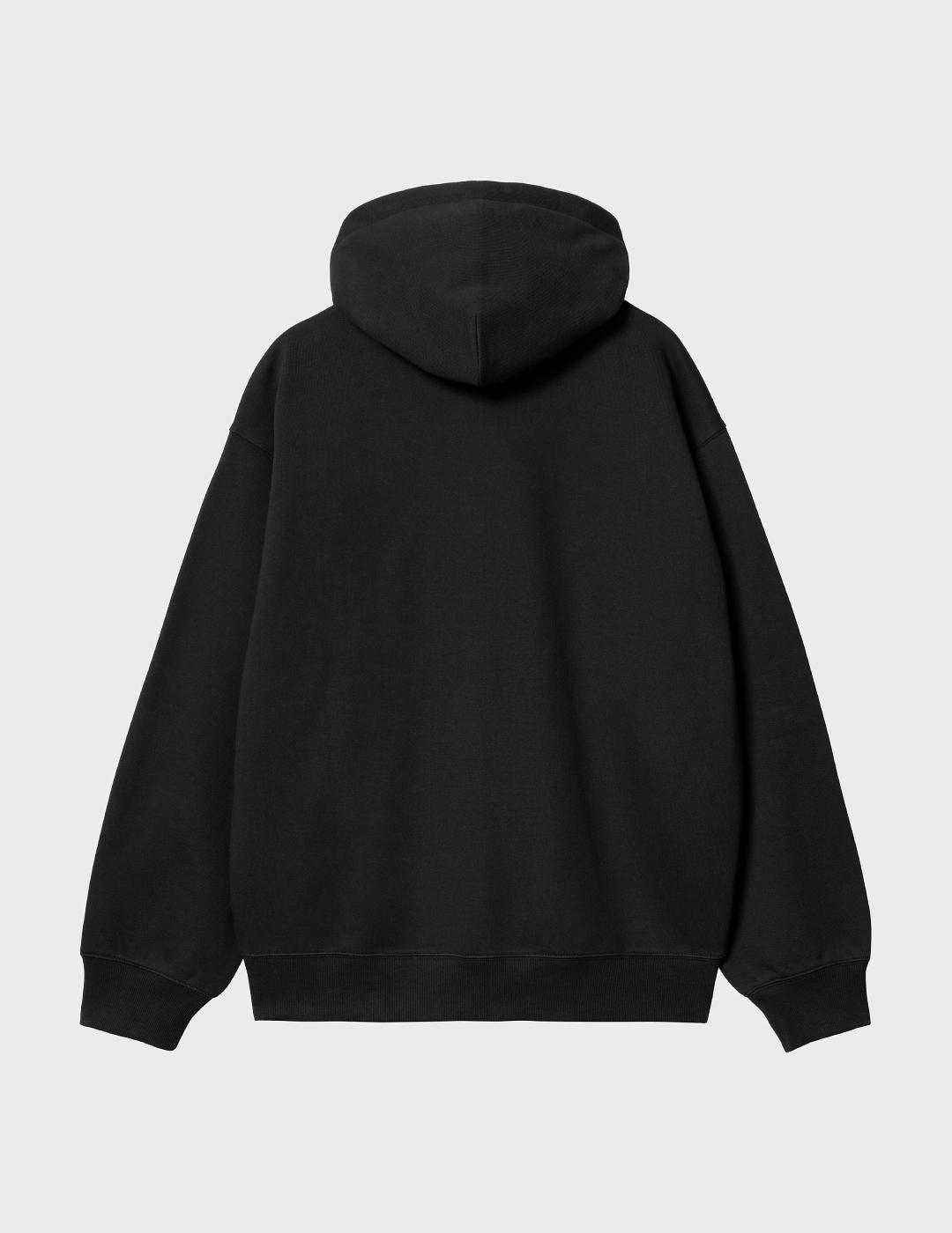 Sudadera Carhartt WIP Hooded Brown Ducks Black