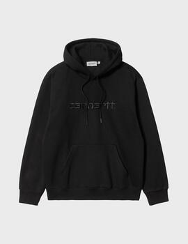 Sudadera Carhartt WIP Hooded Black/Black