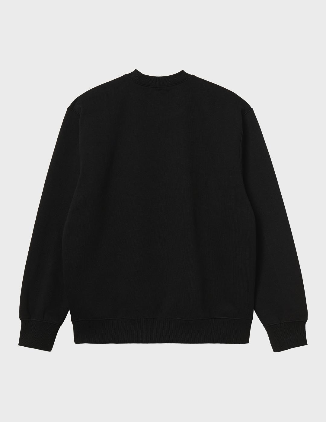 Sudadera Carhartt WIP Sweat Black/White