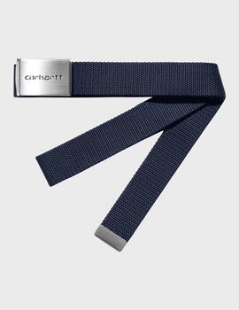 Cinturón Carhartt WIP Clip Chrome Air Force Blue