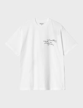 Camiseta Carhartt WIP S/S Pencil White/Black