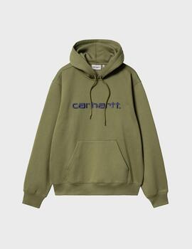 Sudadera Carhartt WIP Hooded Capulet/Aura