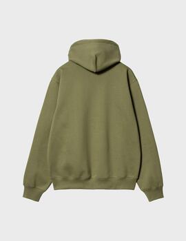 Sudadera Carhartt WIP Hooded Capulet/Aura