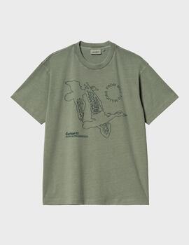 Camiseta Carhartt WIP S/S Flying Ducks Green