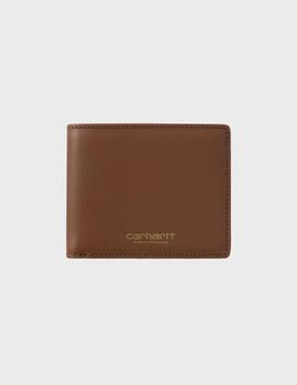 Cartera Carhartt WIP Vegas Billfold Cognac/Gold