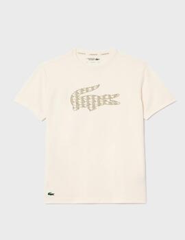 Camiseta Lacoste Piqué TH2623 White