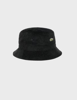 Bucket Lacoste de Pana RK2934-00 Negro