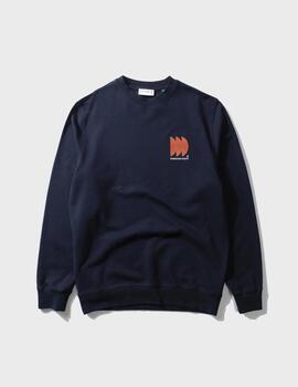 Sudadera Edmmond Radio Texture Navy