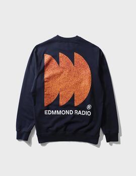 Sudadera Edmmond Radio Texture Navy