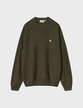 Jersey Carhartt WIP Chane Cypress/Gold