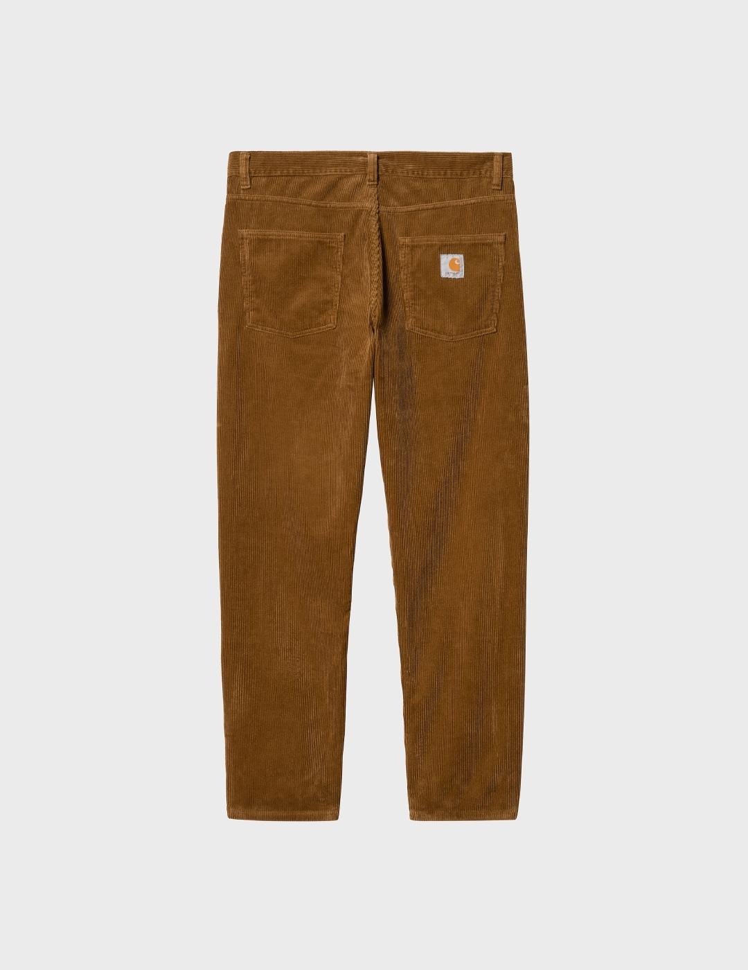 Pantalón Carhartt WIP Newel Corduroy Depp H Bronw