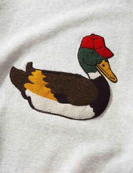 Sudadera Edmmond Duck Hunt Grey