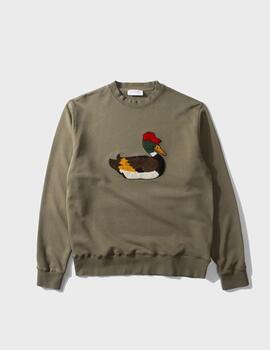 Sudadera Edmmond Duck Hunt Khaki