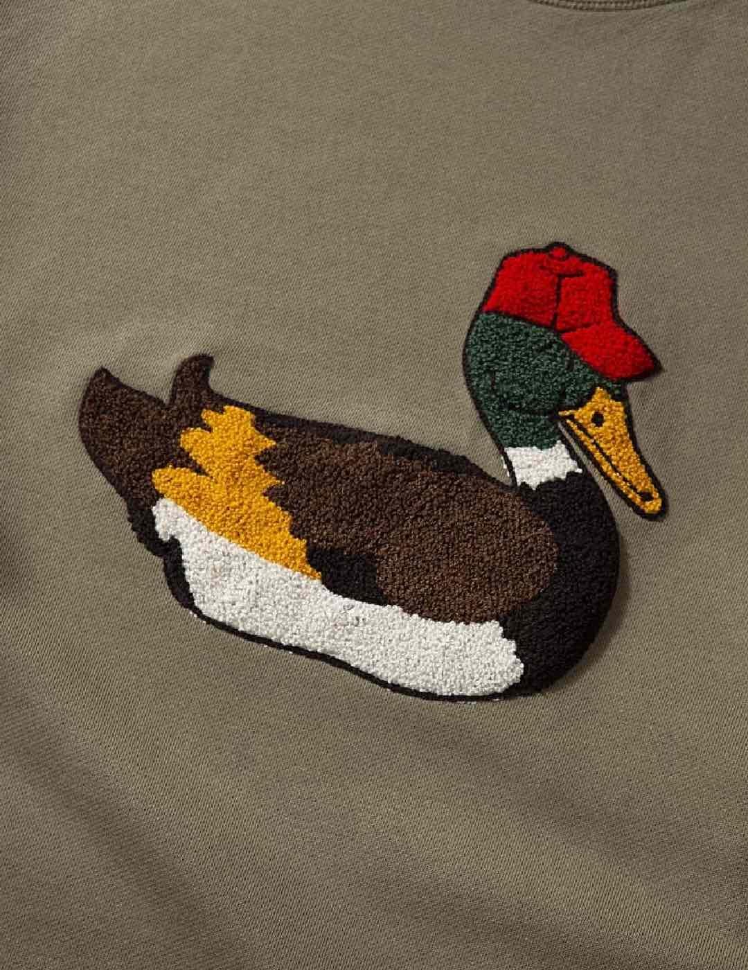 Sudadera Edmmond Duck Hunt Khaki