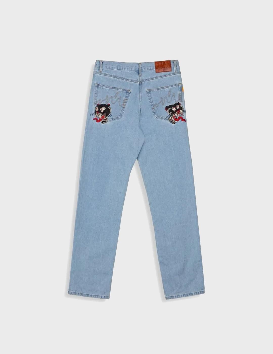 Pantalón Grimey Deeper Regular Denim Light Blue