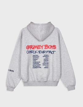 Sudadera Grimey Boys Hoodie Vintage Grey