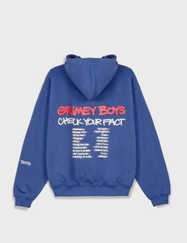 Sudadera Grimey Boys Vintage Hoodie Blue