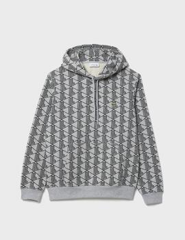 Sudadera Lacoste SH2855-00 80P Gris/Negro