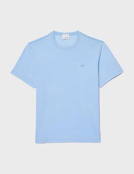 Camiseta Lacoste Efecto Lavado TH2835-00 Azul