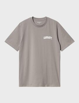 Camiseta Carhartt WIP S/S University Script Grey