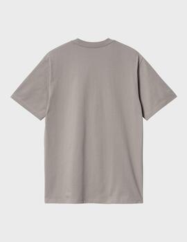 Camiseta Carhartt WIP S/S University Script Grey