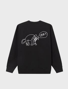 Sudadera Obey Dog Doodle Crew Black