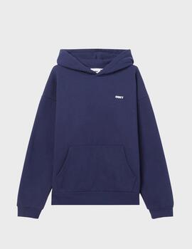 Sudadera Obey Bold Star Extra Heavy Academy Navy