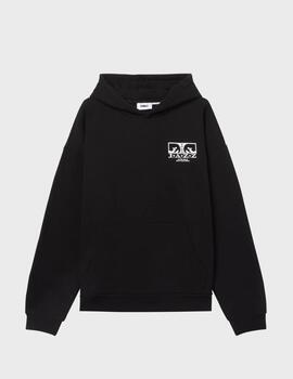 Sudadera Obey Jazz Head Extra Heavy Hood Black