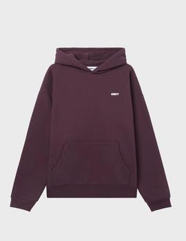 Sudadera Obey Bold Star Extra Heavy Plum Perfect