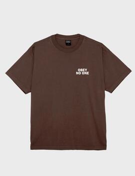 Camiseta Obey No One Java Brown