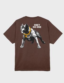 Camiseta Obey No One Java Brown