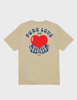 Camiseta Obey Pure Love Sand