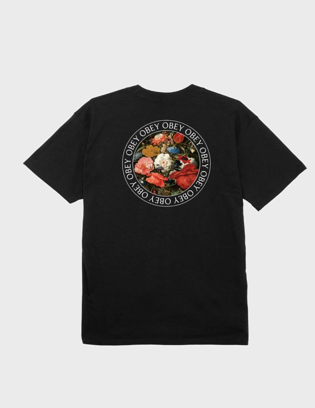 Camiseta Obey Bouquet Black