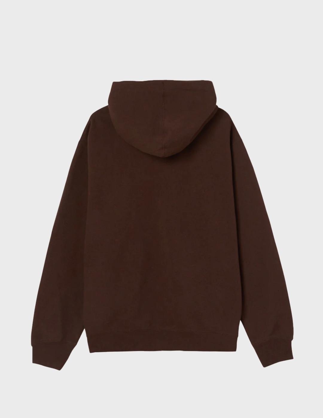 Sudadera Obey Established Works Eyes Java Brown