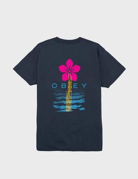 Camiseta Obey Elevated Power Navy