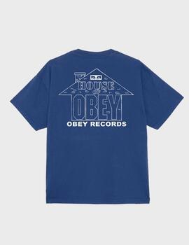 Camiseta Obey House of Obey Records Limoges