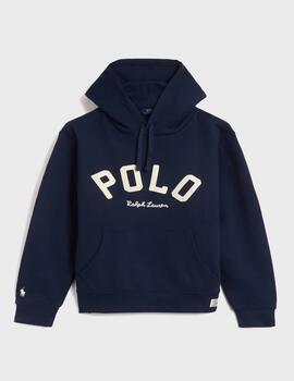 Sudadera Polo Ralph Lauren Fleece Logo Hoodie Navy