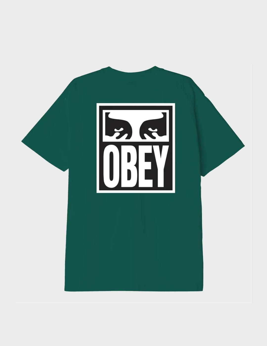 Camiseta Obey Eyes Icon 2 Moss Green