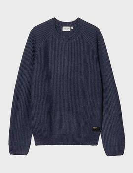 Jersey Carhartt WIP Forth Sweater Air Force Blue