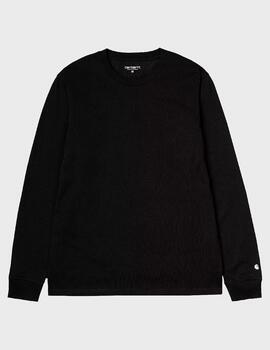 Camiseta Carhartt WIP L/S Base T-Shirt Black/White