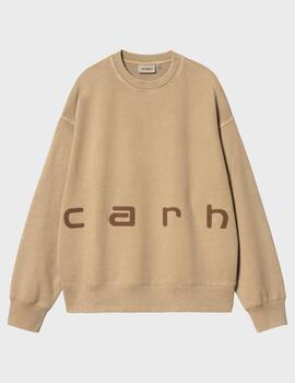 Sudadera Carhartt WIP Felt Script Sweat Peanut