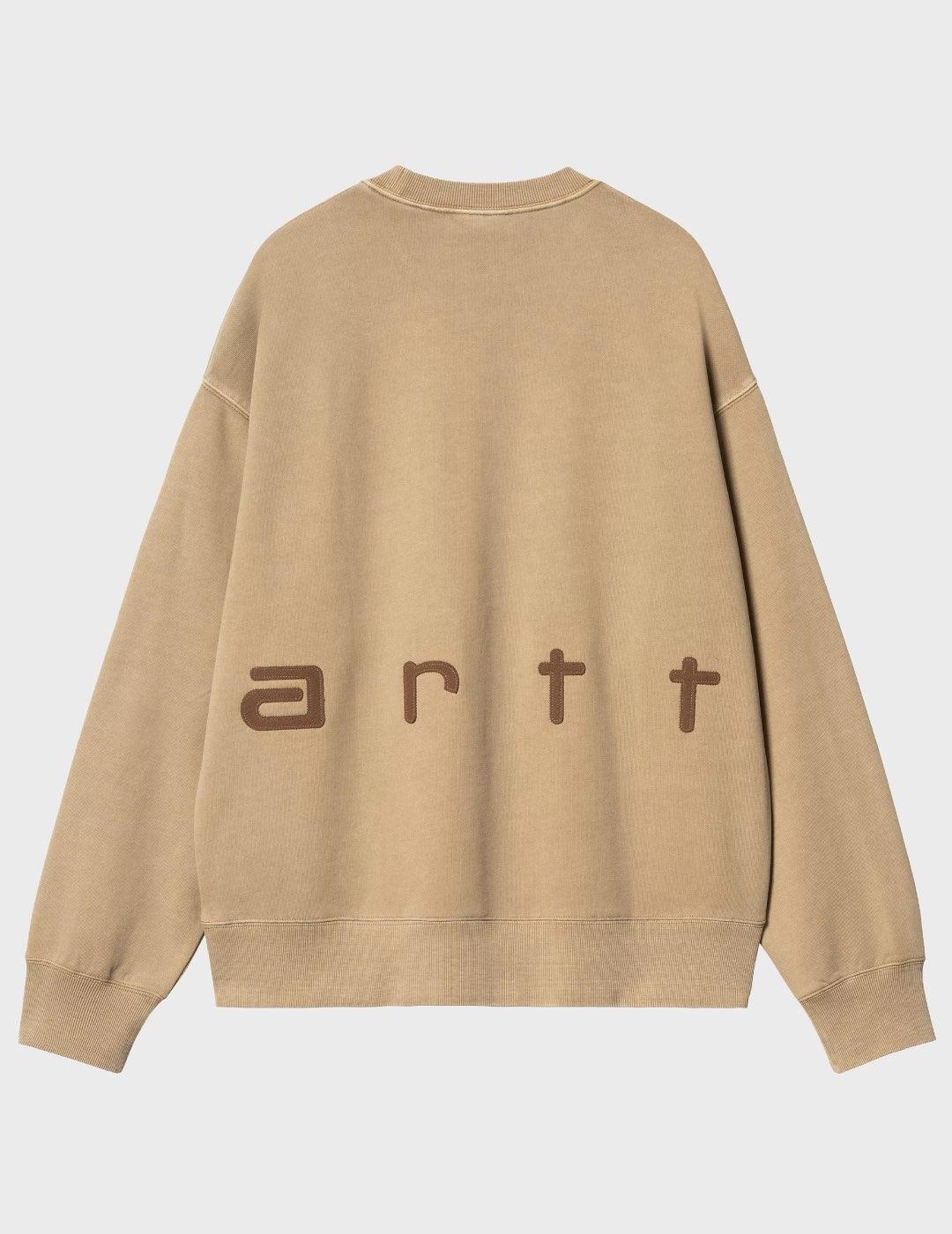 Sudadera Carhartt WIP Felt Script Sweat Peanut